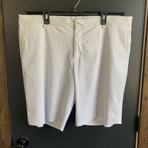 Nike Golf Men Dri-Fit Short Performance Chino Sz 42 Standard Fit Flat Front